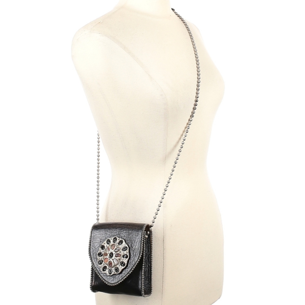 Leatherock genuine leather crossbody bag
